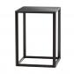 Teler side table tall - Glass top grey