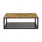 Teler coffee table square - Top damantio gold