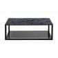 Teler coffee table square - Top damantio silver