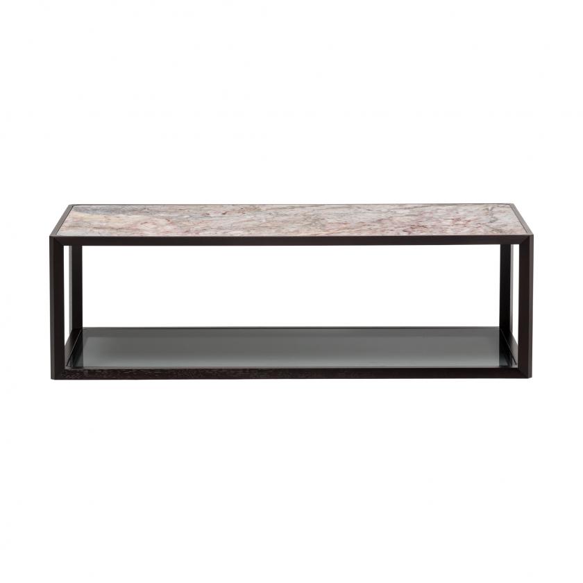 Teler coffee table rectangular. Rubelli Casa. Design Luca Scacchetti