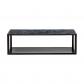 Teler coffee table rectangular - Top damantio silver