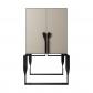 Forcola bar cabinet new - Forcola bar with doors set - tortora