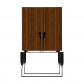 Forcola bar cabinet new - Forcola bar with doors set - nat. rosewood 30