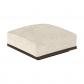 Bulk pouf - lago leather base