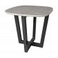 Fellini coffee table tall - Black nickel base/eucalipto nat. pomele top