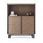 Pique cabinet tall - Natural walnut / no panels