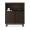 Pique cabinet tall - Chocolate walnut  doors flat / sides flat