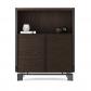 Pique cabinet tall - Chocolate walnut / no panels