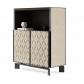 Pique cabinet tall - Chocolate walnut / 3d doors / flat sides