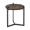 Nodo coffee table small - Emperador top/black nickel base