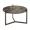Nodo coffee table medium - Emperador top/bronze base