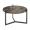 Nodo coffee table medium - Emperador top/black nickel base