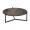 Nodo coffee table large - Emperador top/bronze base