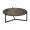 Nodo coffee table large - Emperador top/black nickel base
