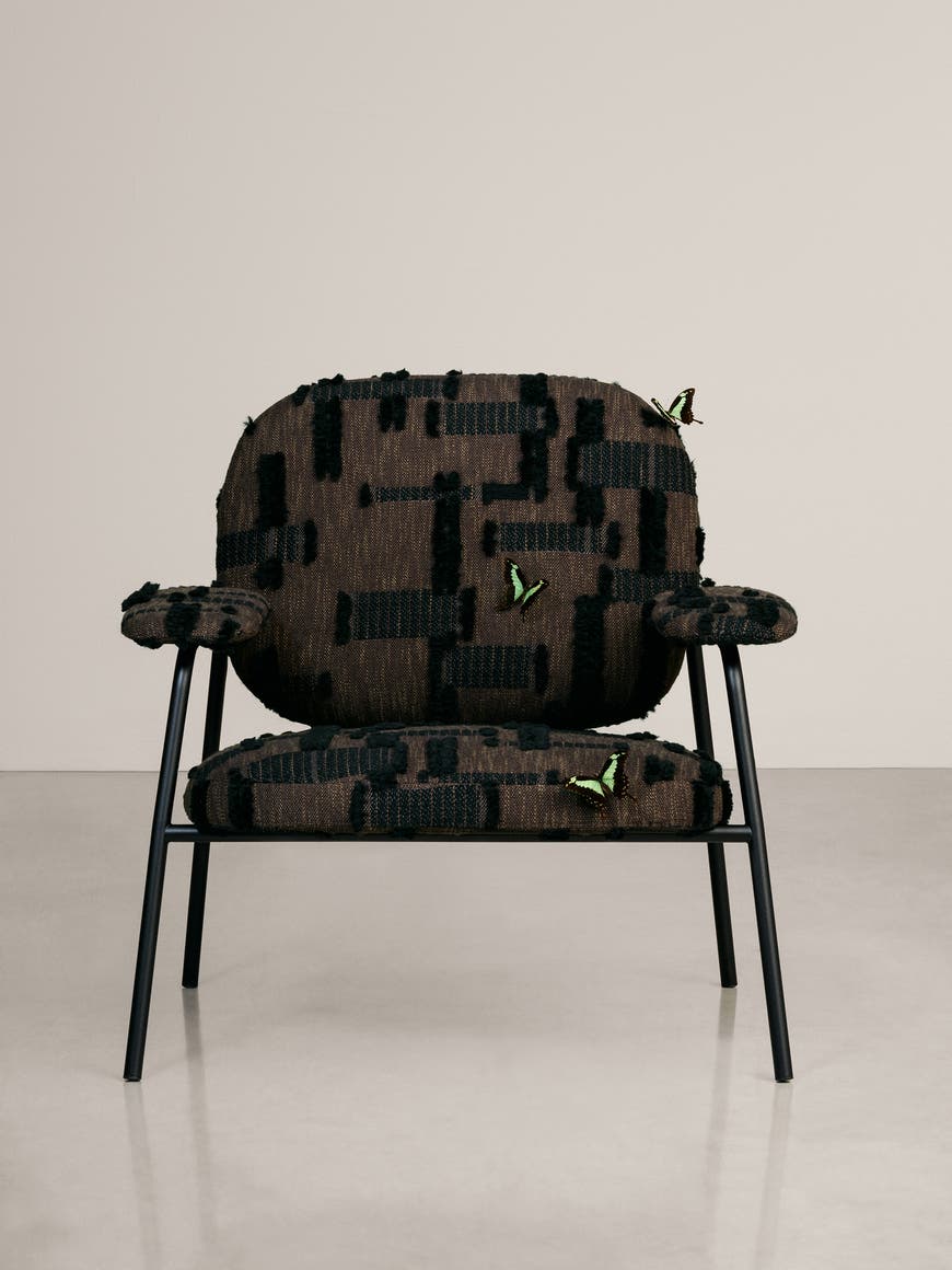 Berber. Jacquard in jute, cotton, and wool. Kieffer
